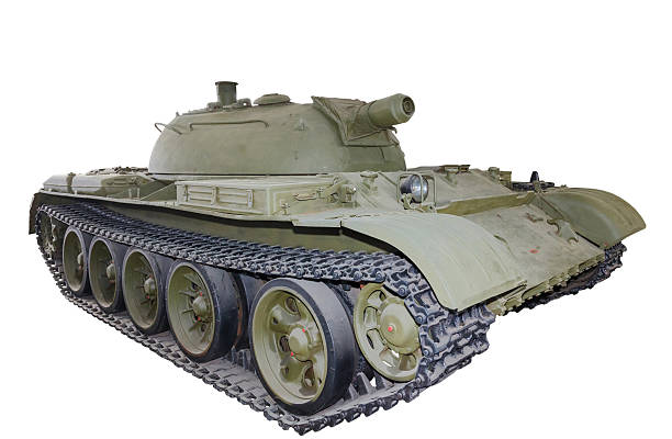 istock Russian flamethrower tank Object 483 isolated 467316051