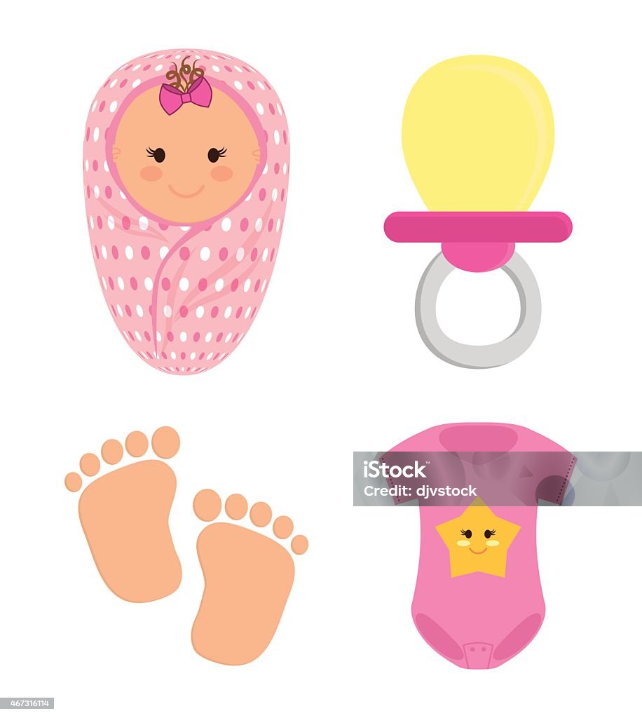 Vector Style Baby Baby Design Vector Illustration Stock Illustration - Download Image Now ...