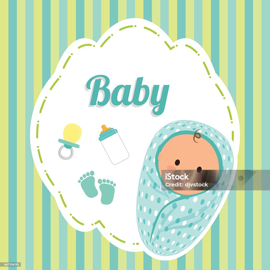 Vector Style Baby Baby Design Vector Illustration Stock Illustration - Download Image Now ...