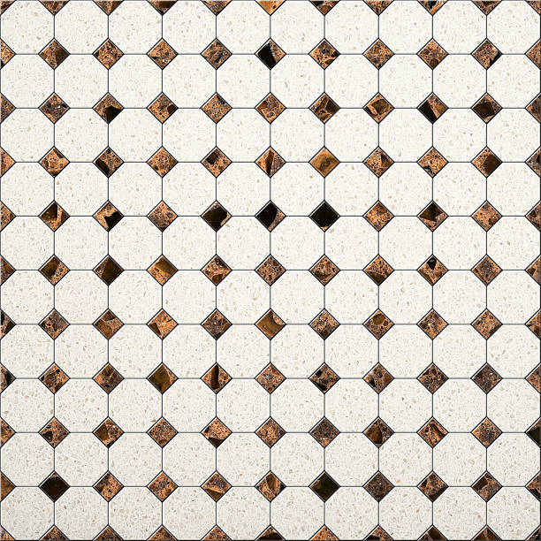 Tile mosaic background stock photo