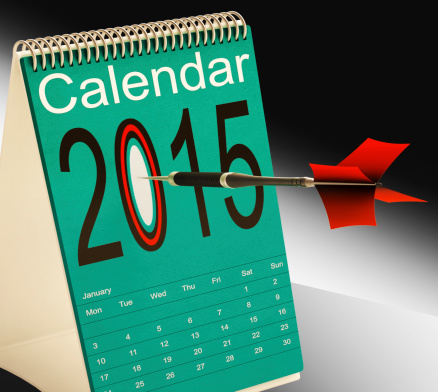2015 Schedule Calendar Showing Two Thosand Fifteen