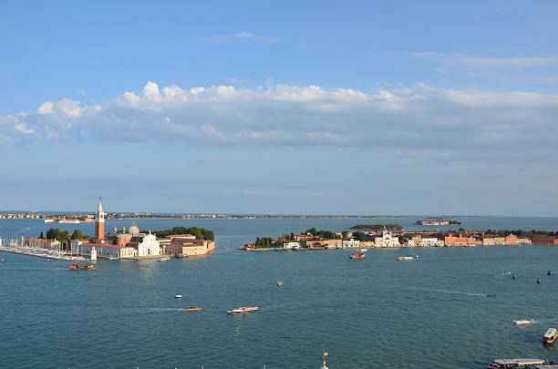 La giudecca and San giorgio maggiore - Venice, Italy stock photo