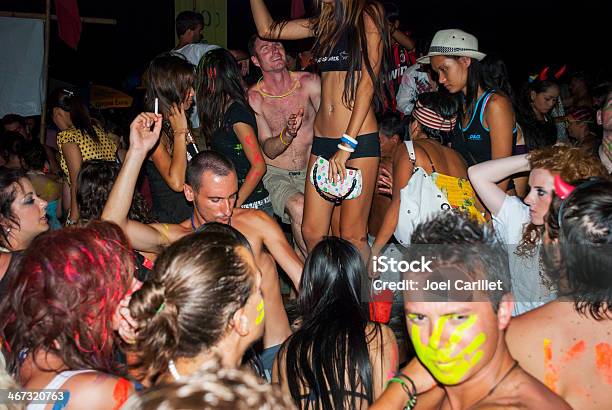 Full Moon Party Ko Phangan Thailand Stock Photo - Download Image Now - Full Moon Party, Thailand, Ko Phangan