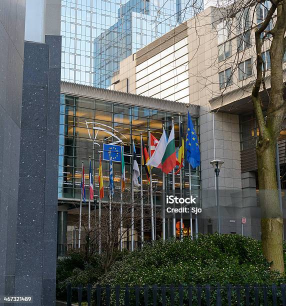 Parlamento Europeo Foto de stock y más banco de imágenes de Región de Bruselas-Capital - Región de Bruselas-Capital, Parlamento Europeo, Comisión Europea