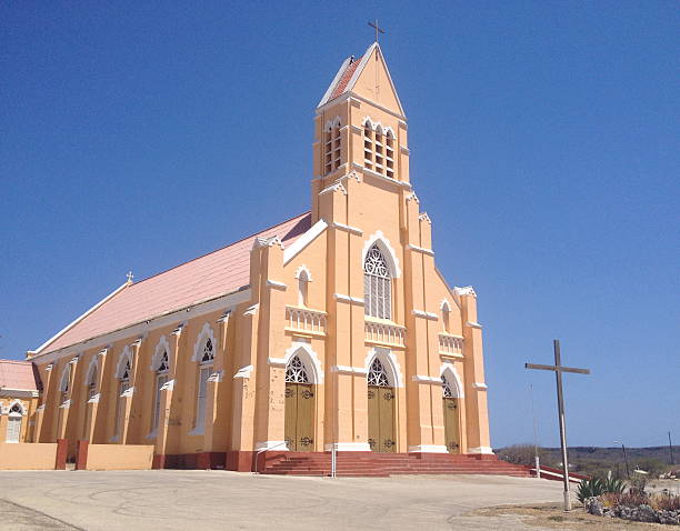 Sint Willibrordus church at Curacao, Netherlands Antilles
