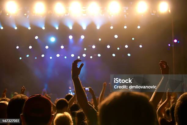 Concert Crowd Stock Photo - Download Image Now - Applauding, Musical Instrument, Arts Culture and Entertainment