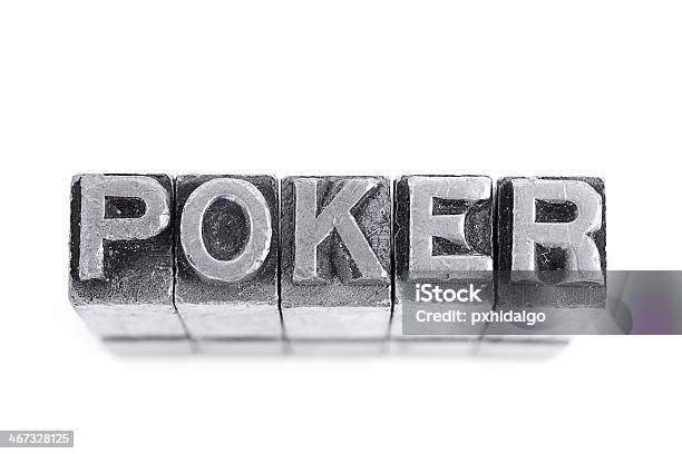 Pokerschild Stockfoto und mehr Bilder von Alphabet - Alphabet, Blau, Einzelwort