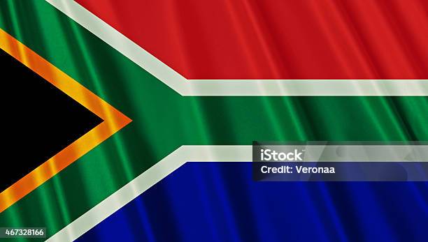 South African Flag Stock Photo - Download Image Now - 2015, Africa, Backgrounds