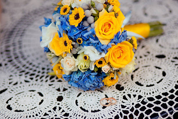 istock Close up of wedding bouquet 467328226