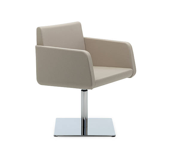 istock Chair Modern Chrome Base Swivel 467328320