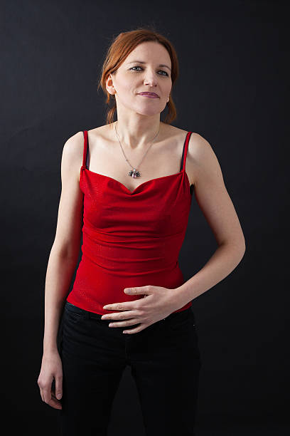 istock Beautiful woman doing different expressions in different sets of clothes 467328370