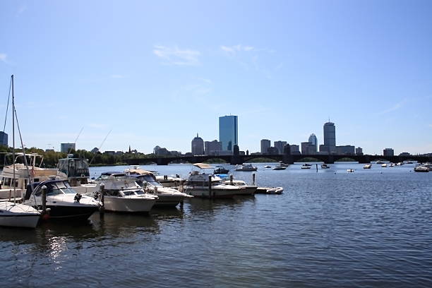 istock skyline of Boston with Charles River 467332475