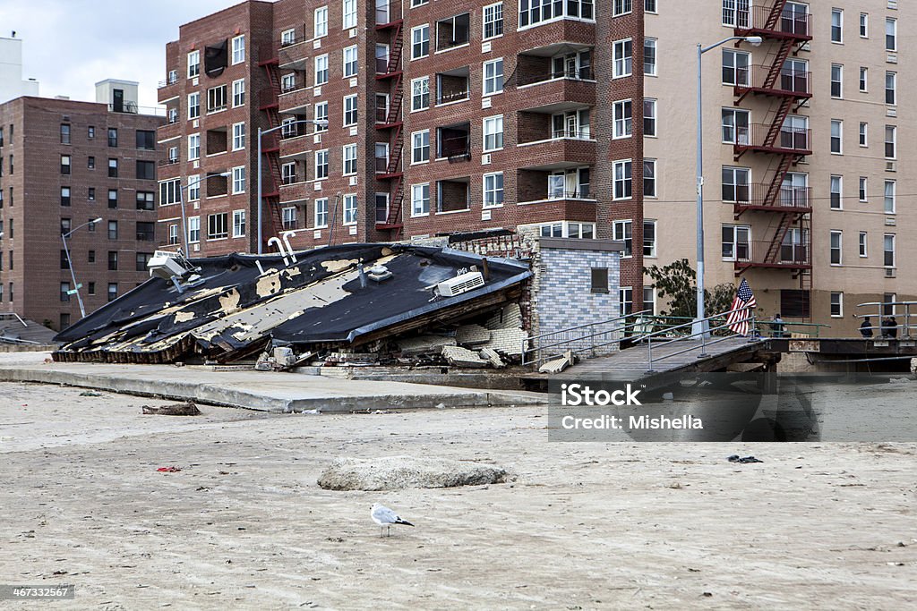 De New York borough área depois de furacão Sandy - Foto de stock de Acidente royalty-free
