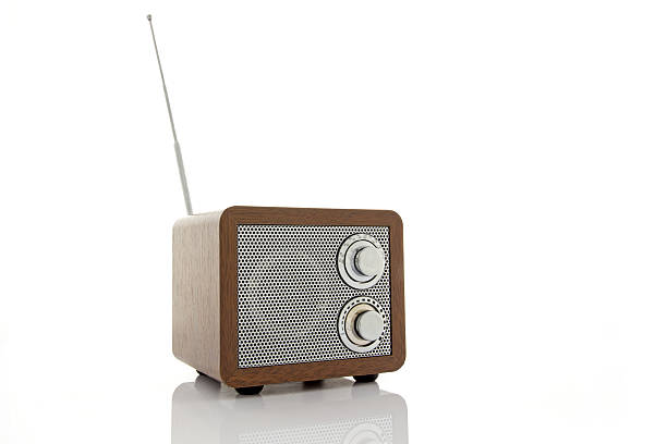 istock Retro style mini radio player 467332757