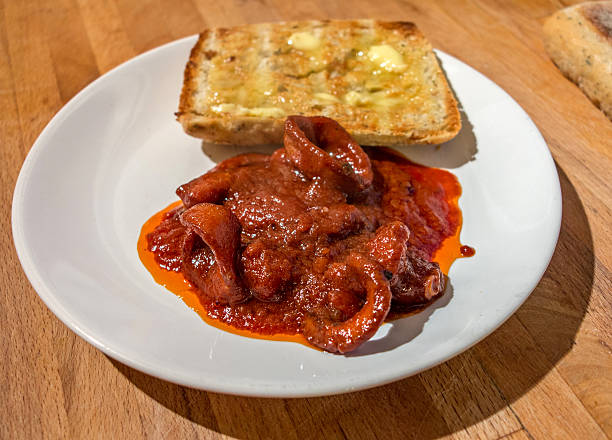 Italian Octopus Stewed in Wine and Tomatoes