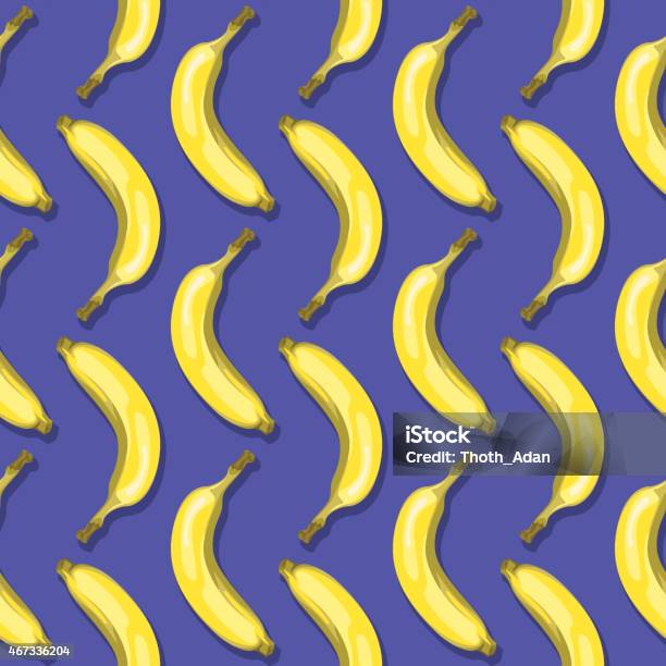 Bananas Stock Illustration - Download Image Now - Banana, Pattern, Backgrounds