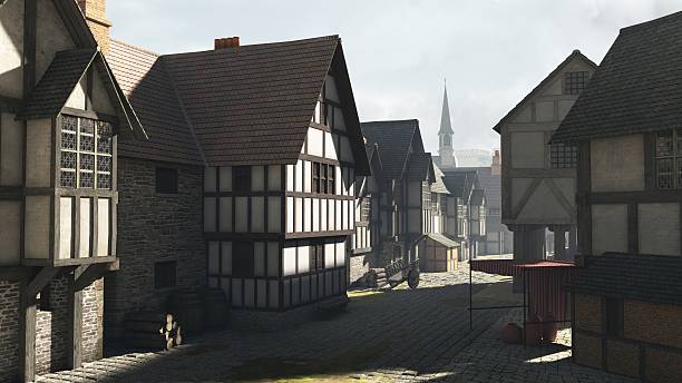 istock Street scene in a Mediaeval Town 467337501