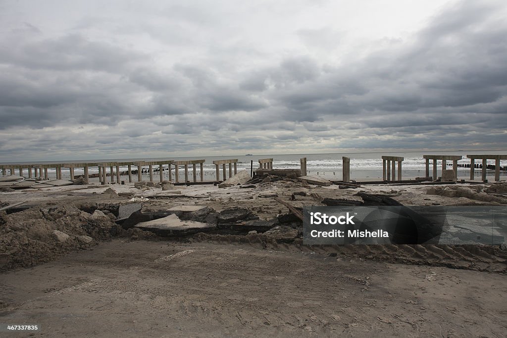 borough di New York "area dopo uragano Sandy - Foto stock royalty-free di Acqua