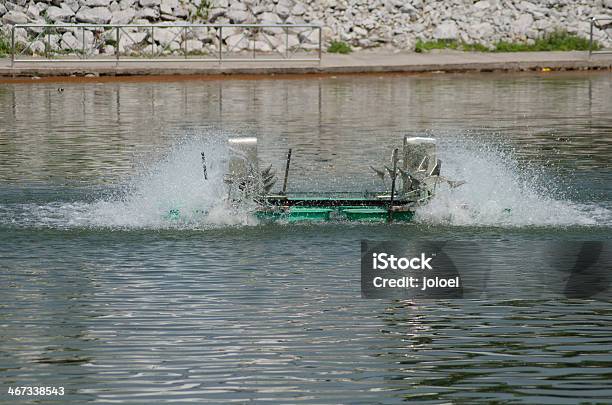 Surface Aerator Stock Photo - Download Image Now - Agricultural Equipment, Agriculture, Aquaculture