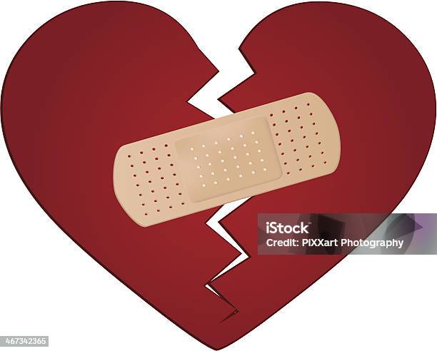 Risolvere Un Cuore Spezzato Concetto - Immagini vettoriali stock e altre immagini di Simbolo di cuore - Simbolo di cuore, Accudire, Amore
