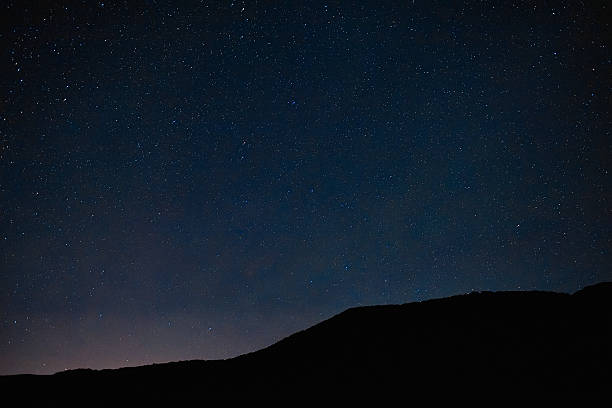 istock Starry night with mountains photography 467346564