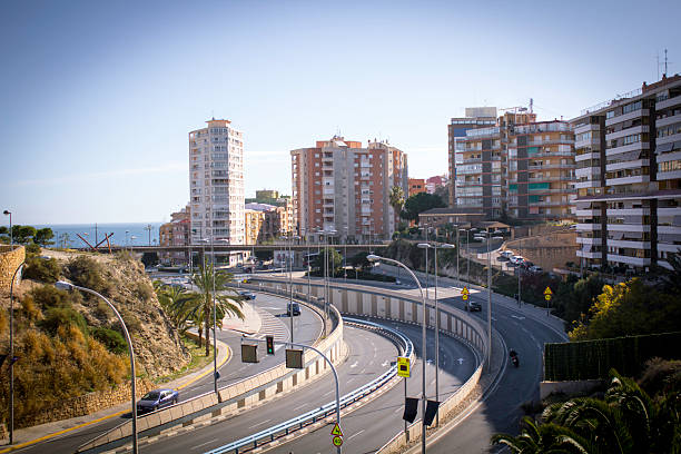 road through Alicante city