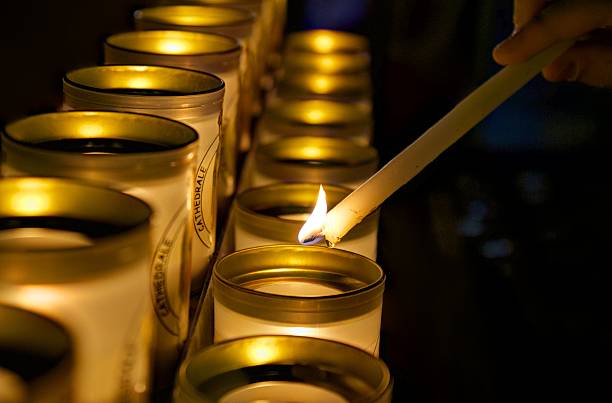 istock Candles in Notre Dame Cathederal 467355102