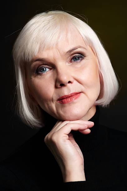 istock Woman in black 467357489