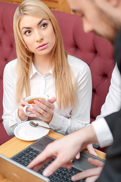 istock Having business lunch in the restaurant 467358416