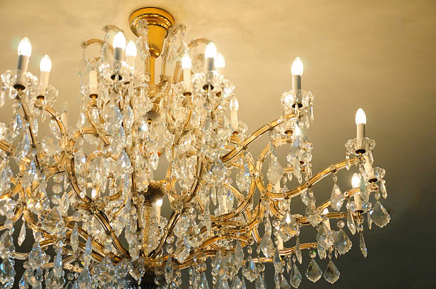 istock Contemporary glass chandelier 467361737