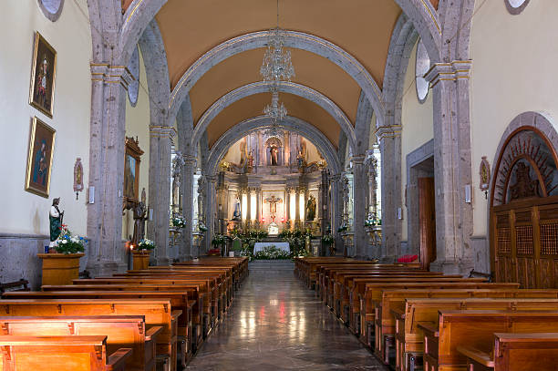 istock Chapala Church Altar and Nave 467363417
