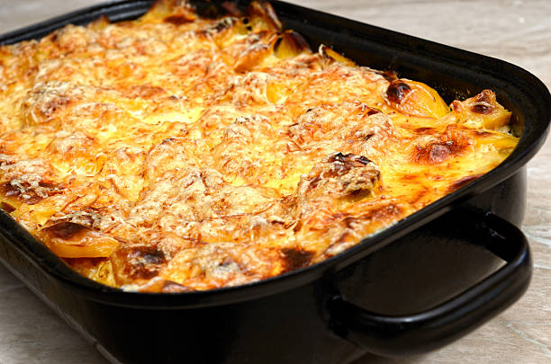 istock scalloped potatoes in the pan 467363651