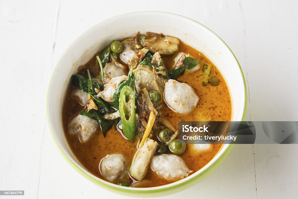 Bolinhos de peixe com Curry - Foto de stock de Almoço royalty-free