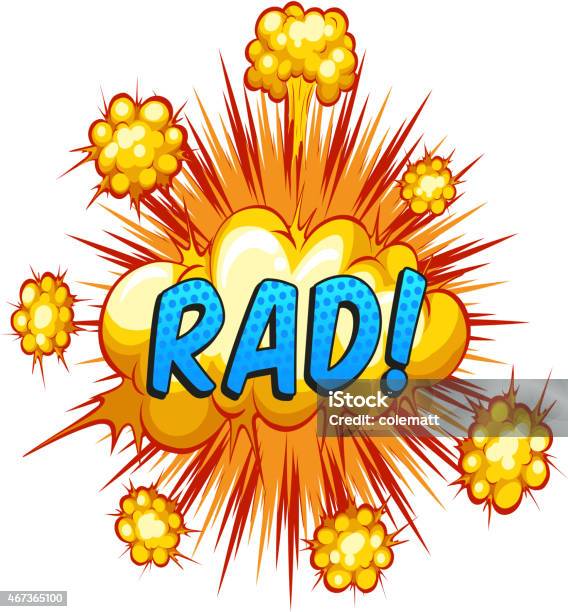 Rad Word Image Rad Stock Illustration - Download Image Now - 2015, Activity ...