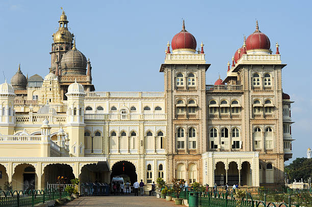 istock The ancient Mysore palace on India 467365790