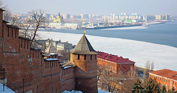 istock Nizhny Novgorod Kremlin in spring morning 467366128