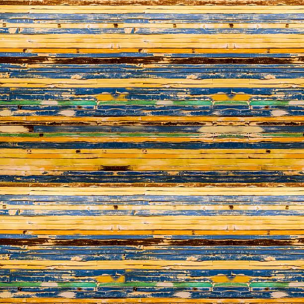 istock Colorfull old wooden wall 467369978