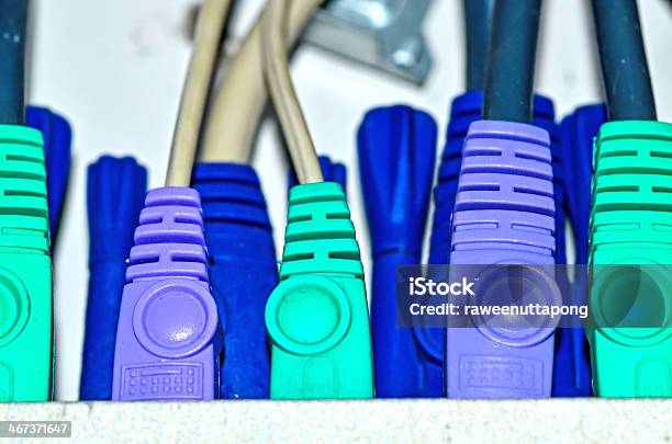 Network Switch With Ethernet Cables Stock Photo - Download Image Now - Accessibility, Backgrounds, Bandwidth