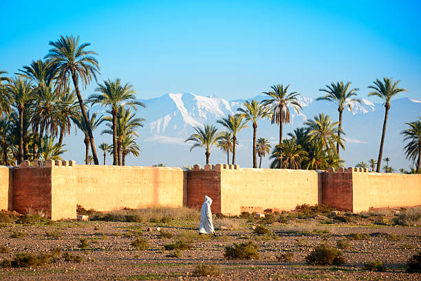 marrakech - moroccan culture atlas mountains marrakech morocco photos et images de collection