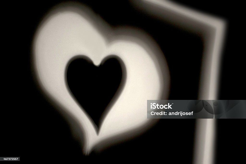 Corazones de símbolos sombras - Foto de stock de Amor - Sentimiento libre de derechos
