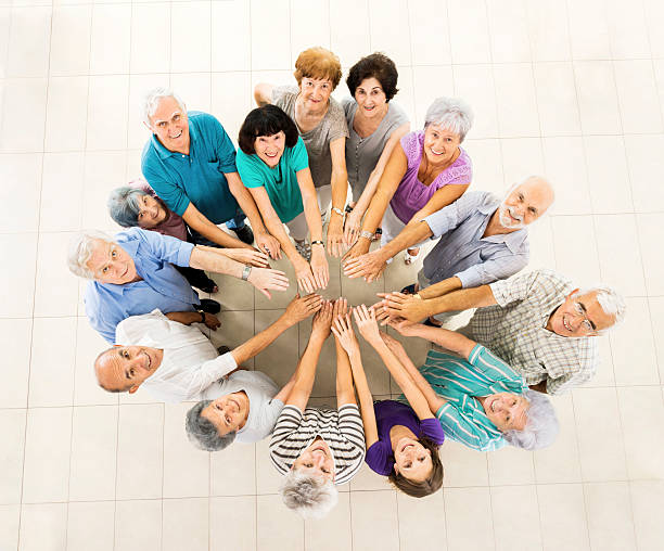istock Large group of seniors. 467373667