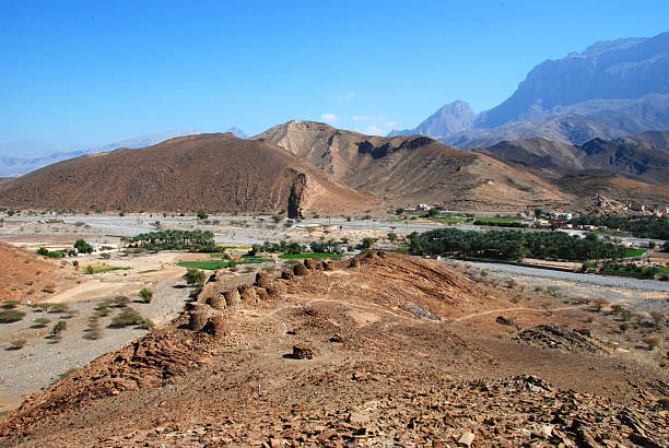 istock The ancient Beehive tombs at Jabal Misht Western 467375687