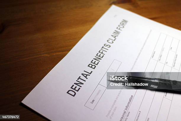 Dental Benefits Claim Stock Photo - Download Image Now - 2015, Accidents and Disasters, Advice
