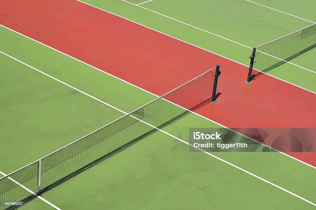 Campo da Tennis - Foto stock royalty-free di Ambientazione esterna