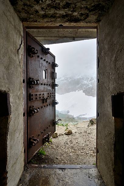 Security door of a bunker