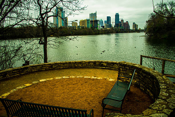 Take a Seat in front of Austin Texas Skyline