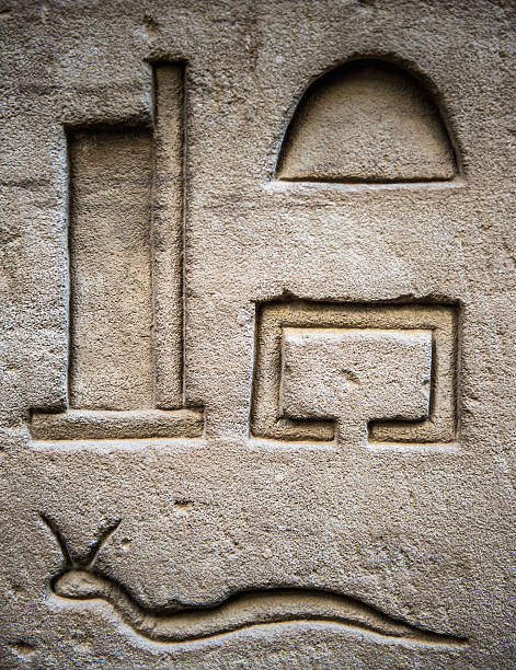 istock Ancient well preserved original Egyptian hieroglyphs 467385282