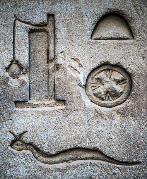 istock Ancient well preserved original Egyptian hieroglyphs 467385300