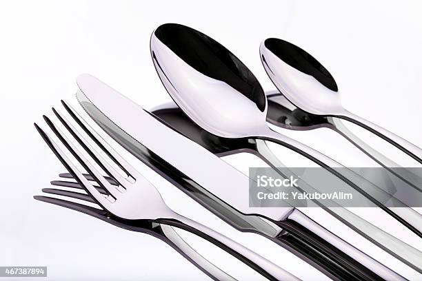 Cutlery Stock Photo - Download Image Now - 2015, Arranging, Close-up