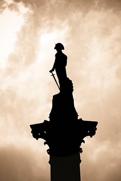 istock Nelson colunm. Admiral Nelson statue in Trafalgar Square, London 467387972